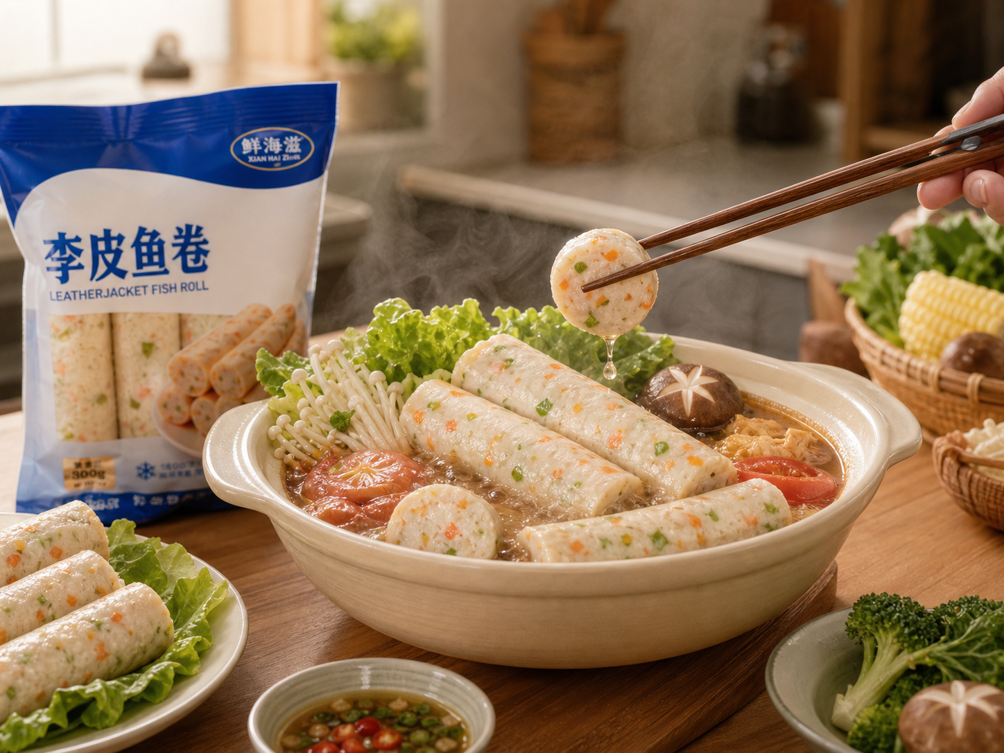 火锅场景产品图